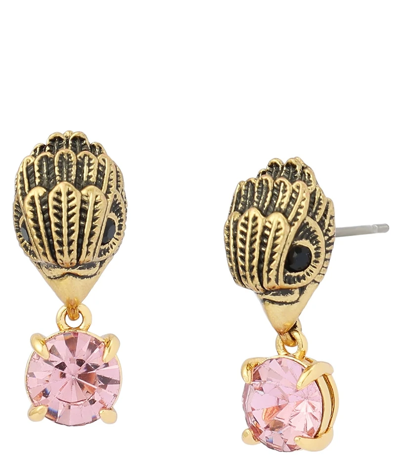 Kurt Geiger London Signature Eagle Stone Drop Earrings