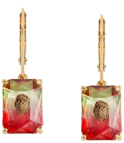 Kurt Geiger London Signature Eagle Stone Drop Earrings