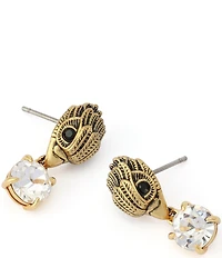 Kurt Geiger London Signature Eagle Stone Drop Earrings