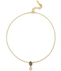 Kurt Geiger London Signature Eagle Stone Short Pendant Necklace