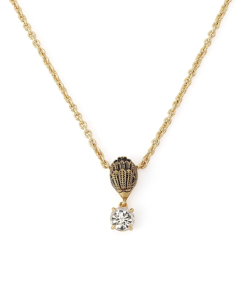 Kurt Geiger London Signature Eagle Stone Short Pendant Necklace