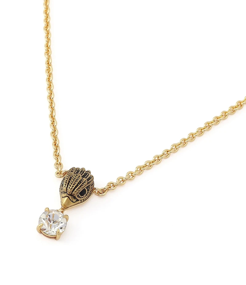 Kurt Geiger London Signature Eagle Stone Short Pendant Necklace