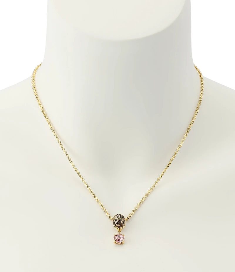 Kurt Geiger London Signature Eagle Stone Short Pendant Necklace