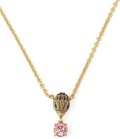 Kurt Geiger London Signature Eagle Stone Short Pendant Necklace