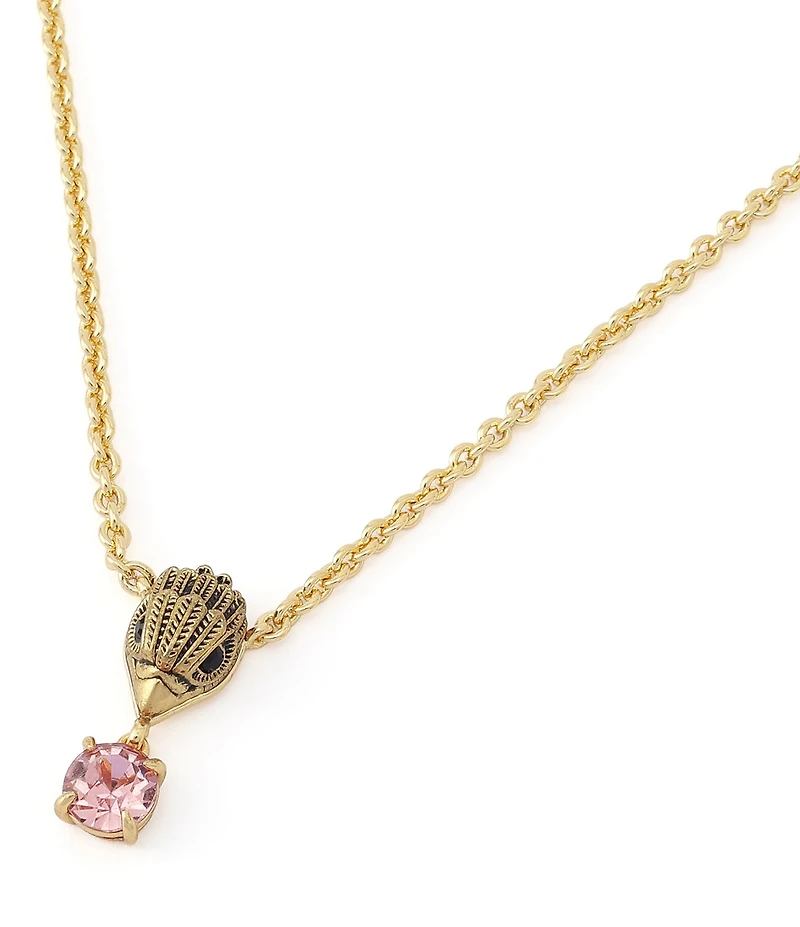 Kurt Geiger London Signature Eagle Stone Short Pendant Necklace