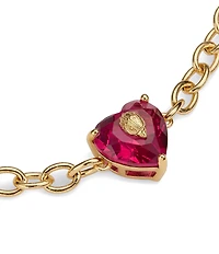 Kurt Geiger London Signature Heart Gem Charm Bracelet