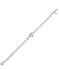 Kurt Geiger London Signature Heart Gem Charm Line Bracelet