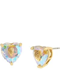 Kurt Geiger London Signature Heart Gem Stud Earrings