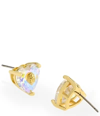 Kurt Geiger London Signature Heart Gem Stud Earrings