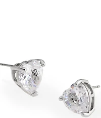 Kurt Geiger London Signature Heart Gem Stud Earrings