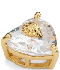 Kurt Geiger London Signature Heart Gem Stud Earrings