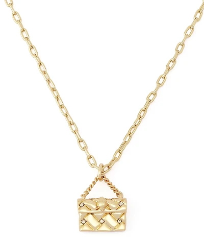 Kurt Geiger London Signature Kensington Handbag Short Pendant Necklace