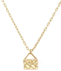 Kurt Geiger London Signature Kensington Handbag Short Pendant Necklace