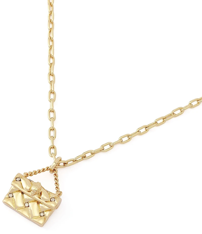 Kurt Geiger London Signature Kensington Handbag Short Pendant Necklace