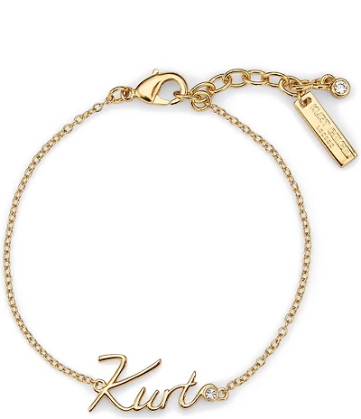 Kurt Geiger London Signature Kurt Script Line Bracelet