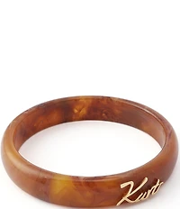 Kurt Geiger London Signature Kurt Script Resin Bangle Bracelet
