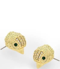 Kurt Geiger London Signature Pav Rhinestone Eagle Stud Earrings