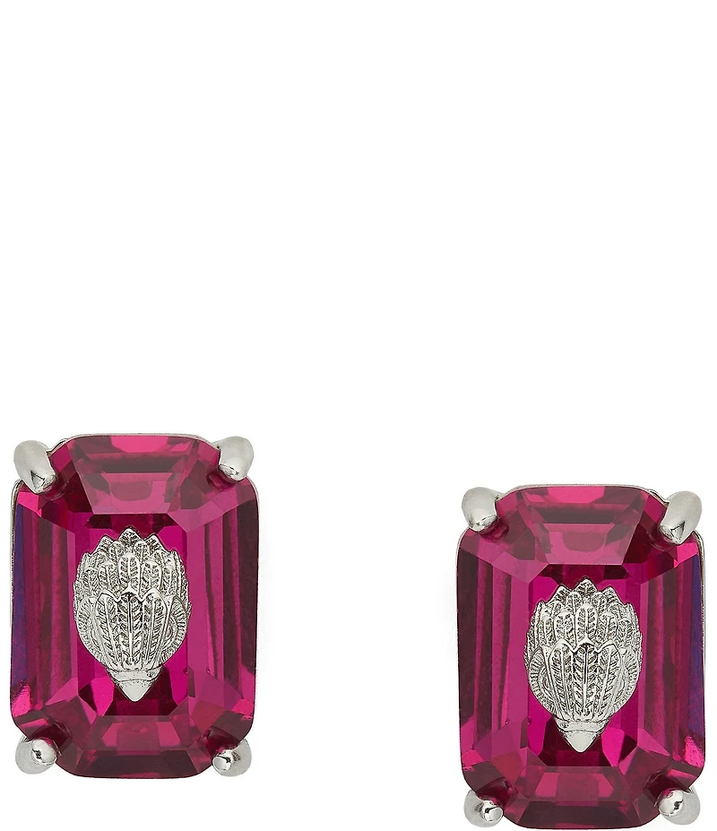 Kurt Geiger London Signature Stone Stud Earrings