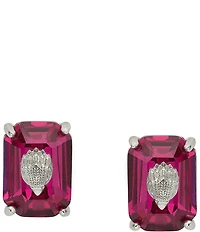 Kurt Geiger London Signature Stone Stud Earrings