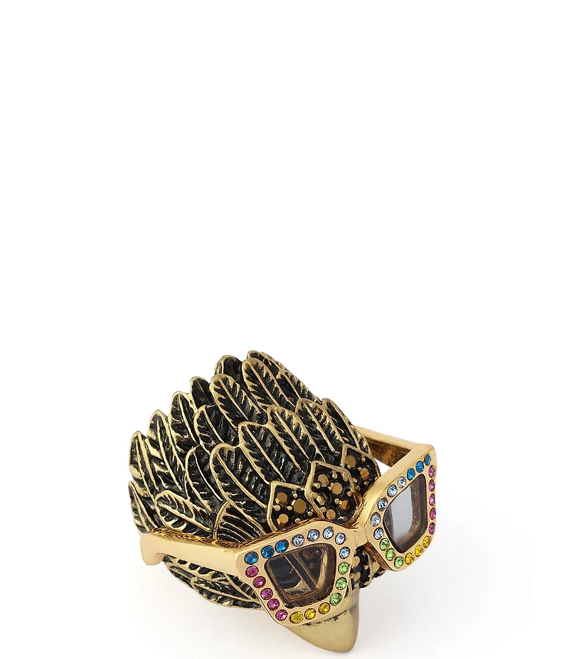 Kurt Geiger London Signature Sunglasses Eagle Cocktail Ring