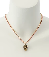 Kurt Geiger London Signature Sunglasses Eagle Pendant Tennis Short Pendant Necklace