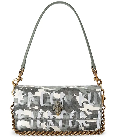 Kurt Geiger London Sloane Camo Soft Shoulder Bag