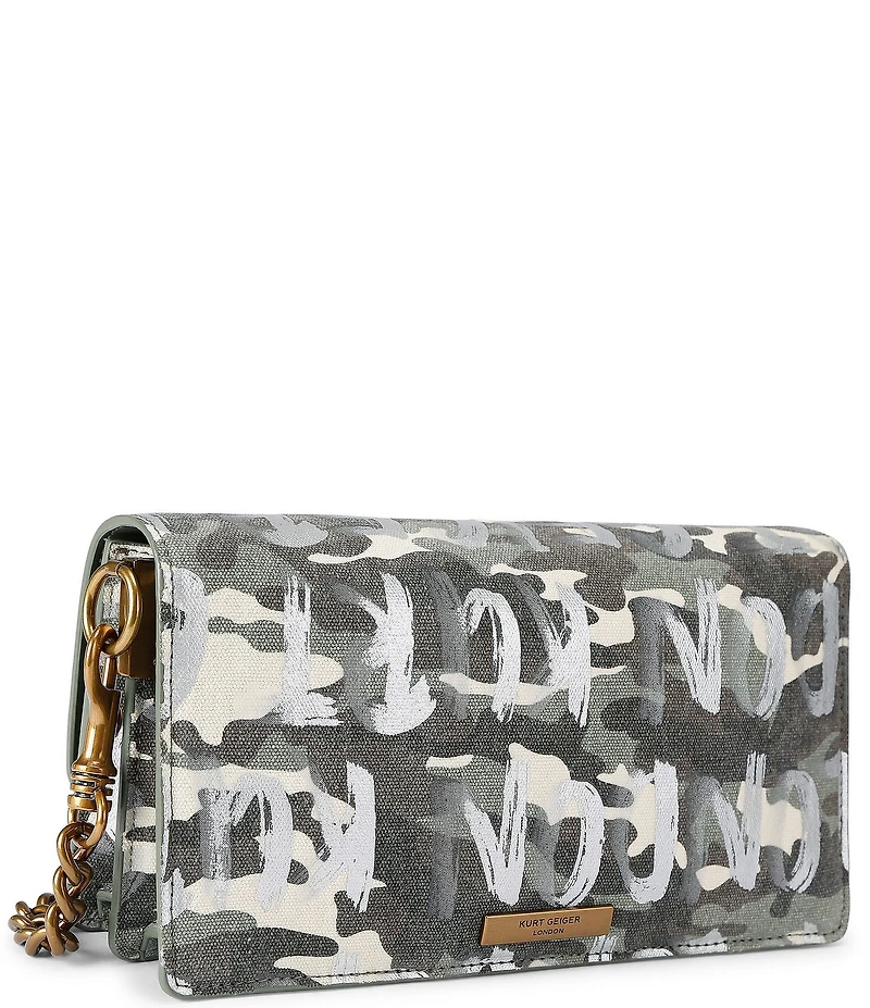 Kurt Geiger London Sloane Camo Soft Shoulder Bag
