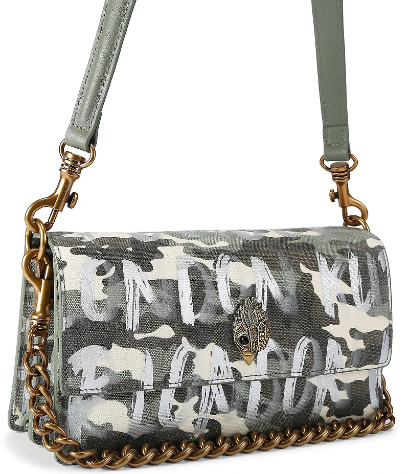 Kurt Geiger London Sloane Camo Soft Shoulder Bag