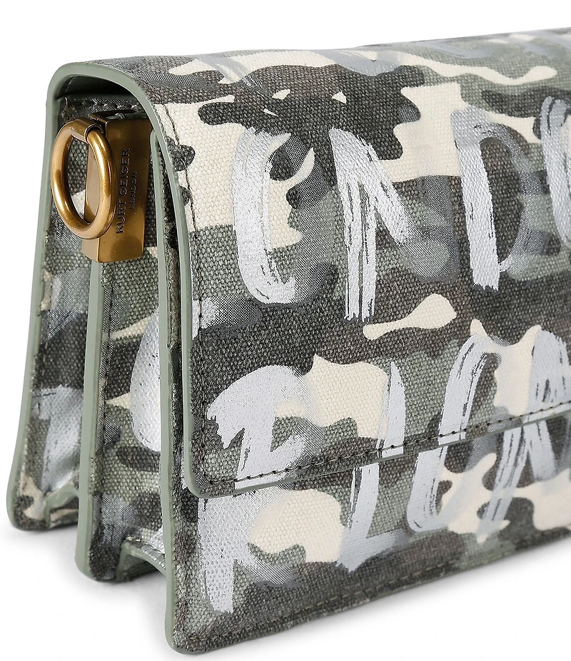 Kurt Geiger London Sloane Camo Soft Shoulder Bag