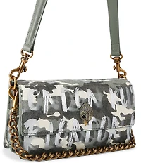 Kurt Geiger London Sloane Camo Soft Shoulder Bag