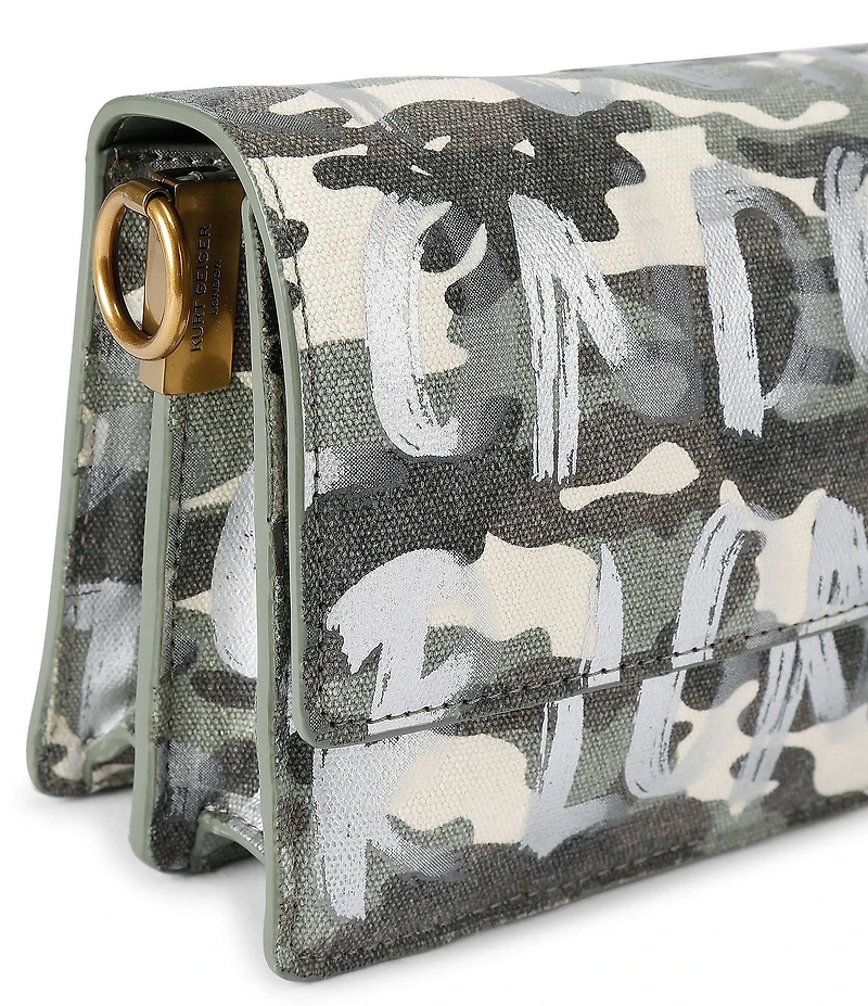 Kurt Geiger London Sloane Camo Soft Shoulder Bag