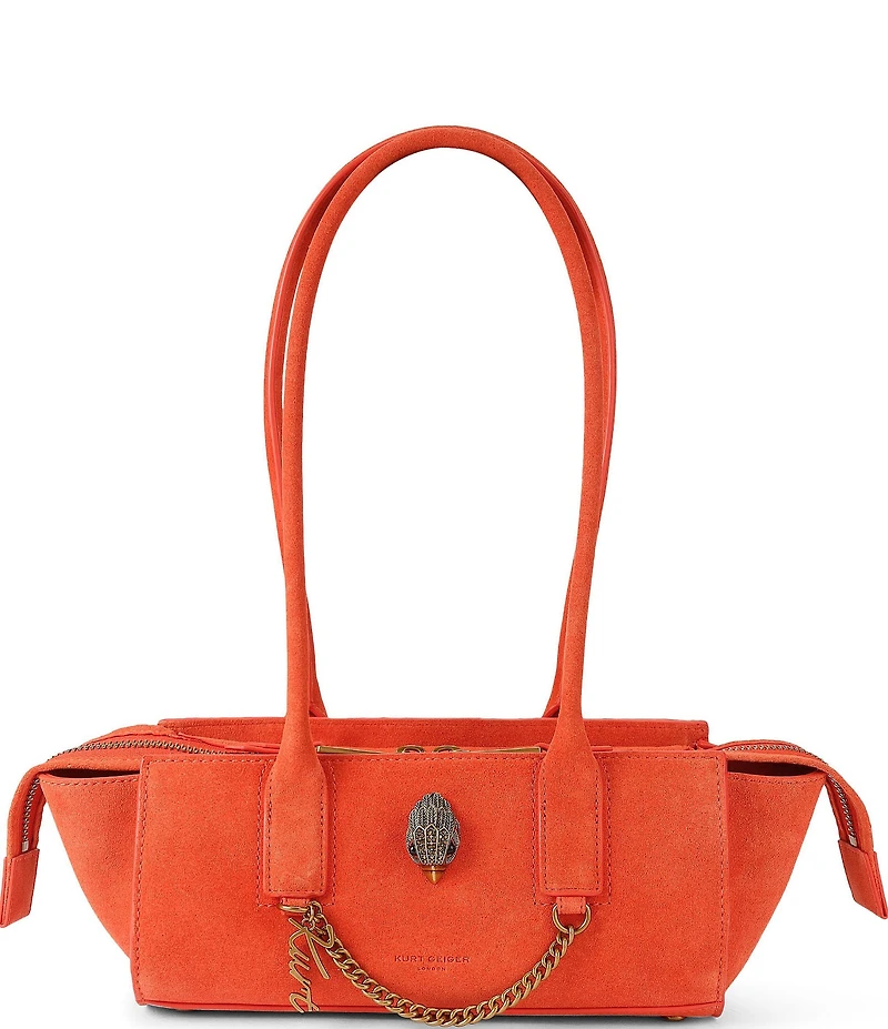 Kurt Geiger London Sloane East West Suede Shoulder Bag