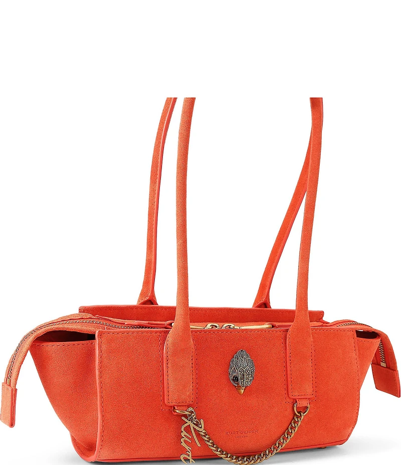 Kurt Geiger London Sloane East West Suede Shoulder Bag