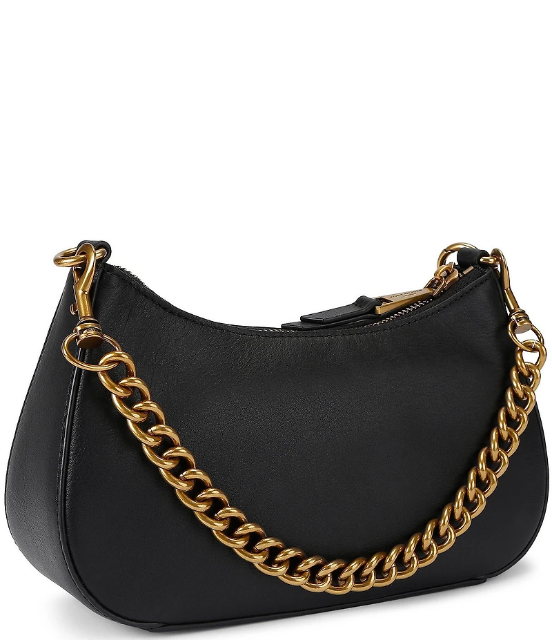 Kurt Geiger London Sloane Scarf Key Chain Hobo Crossbody Shoulder Bag