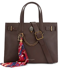 Kurt Geiger London Sloane Scarf Key Chain Tote Shoulder Bag