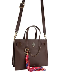 Kurt Geiger London Sloane Scarf Key Chain Tote Shoulder Bag