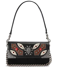 Kurt Geiger London Sloane Soft Jeweled Hardware Shoulder Bag