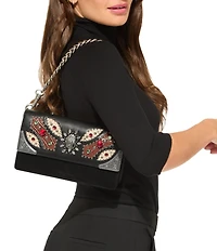 Kurt Geiger London Sloane Soft Jeweled Hardware Shoulder Bag