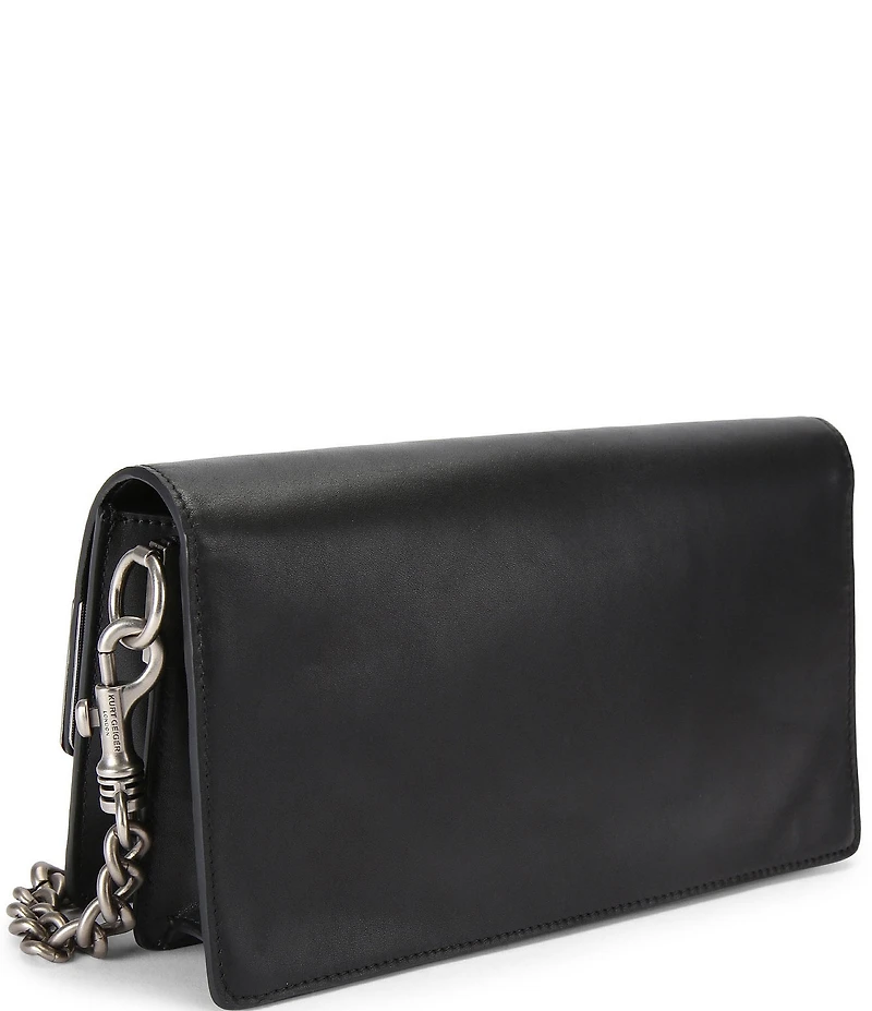 Kurt Geiger London Sloane Soft Jeweled Hardware Shoulder Bag