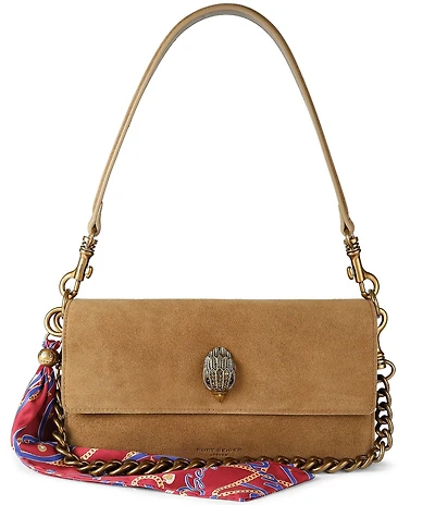 Kurt Geiger London Sloane Soft Suede Shoulder Bag