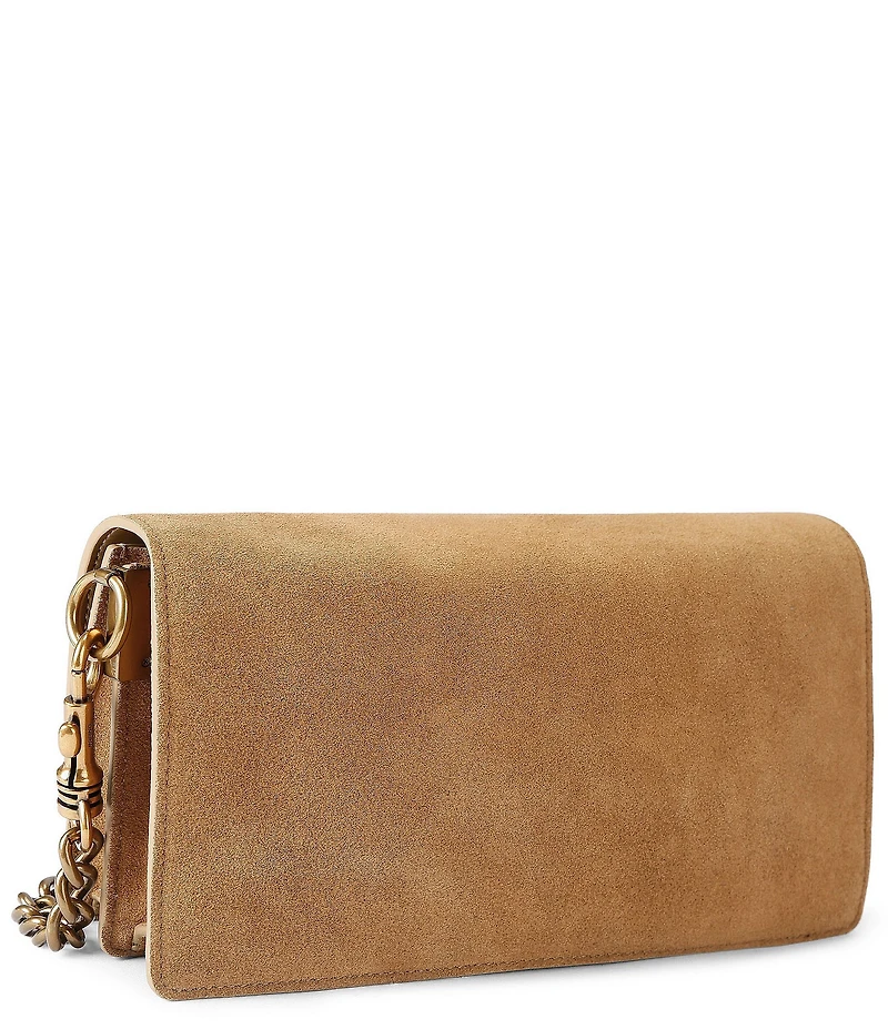 Kurt Geiger London Sloane Soft Suede Shoulder Bag