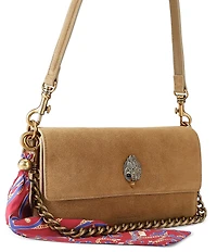 Kurt Geiger London Sloane Soft Suede Shoulder Bag