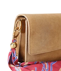 Kurt Geiger London Sloane Soft Suede Shoulder Bag