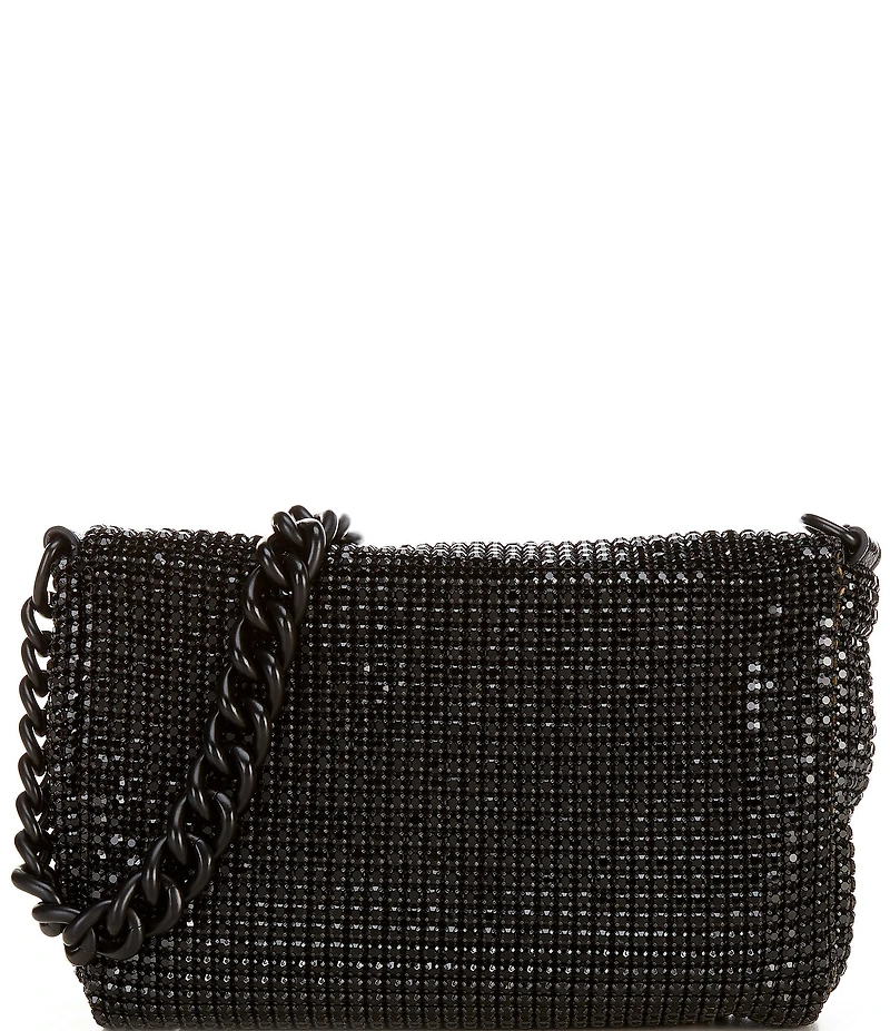 Kurt Geiger London Small Black Party Rhinestone Shoulder Bag