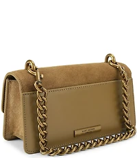 Kurt Geiger London Small Chelsea East West Suede Crossbody Bag
