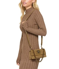 Kurt Geiger London Small Chelsea East West Suede Crossbody Bag