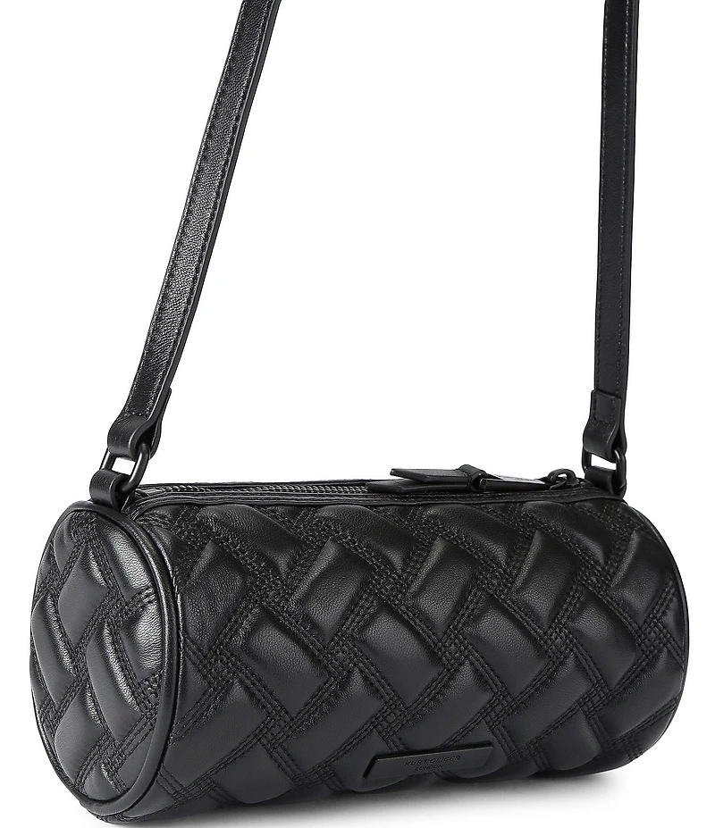 Kurt Geiger London Small Kensington Barrel Leather Shoulder Bag