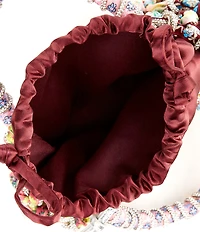 Kurt Geiger London Small Macrame Crystal Clutch