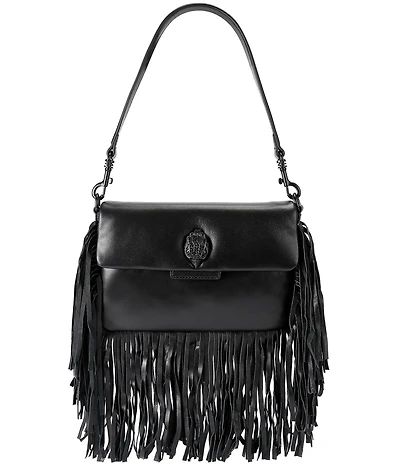 Kurt Geiger London Small Oxford Fringe Leather Shoulder Bag