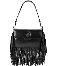 Kurt Geiger London Small Oxford Fringe Leather Shoulder Bag